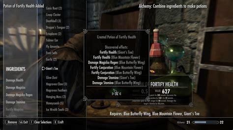 Skyrim fortify enchanting potion recipe - Hi, I'm trying to make potions to fortify enchantment and then make fortify alchemy and then keep doing this until I can make one set of armor that makes me fortify smithing and then improve my gear. I know what ingredients are needed for fortify enchantment but I don't know I can like get the recipe and actually create the potion.